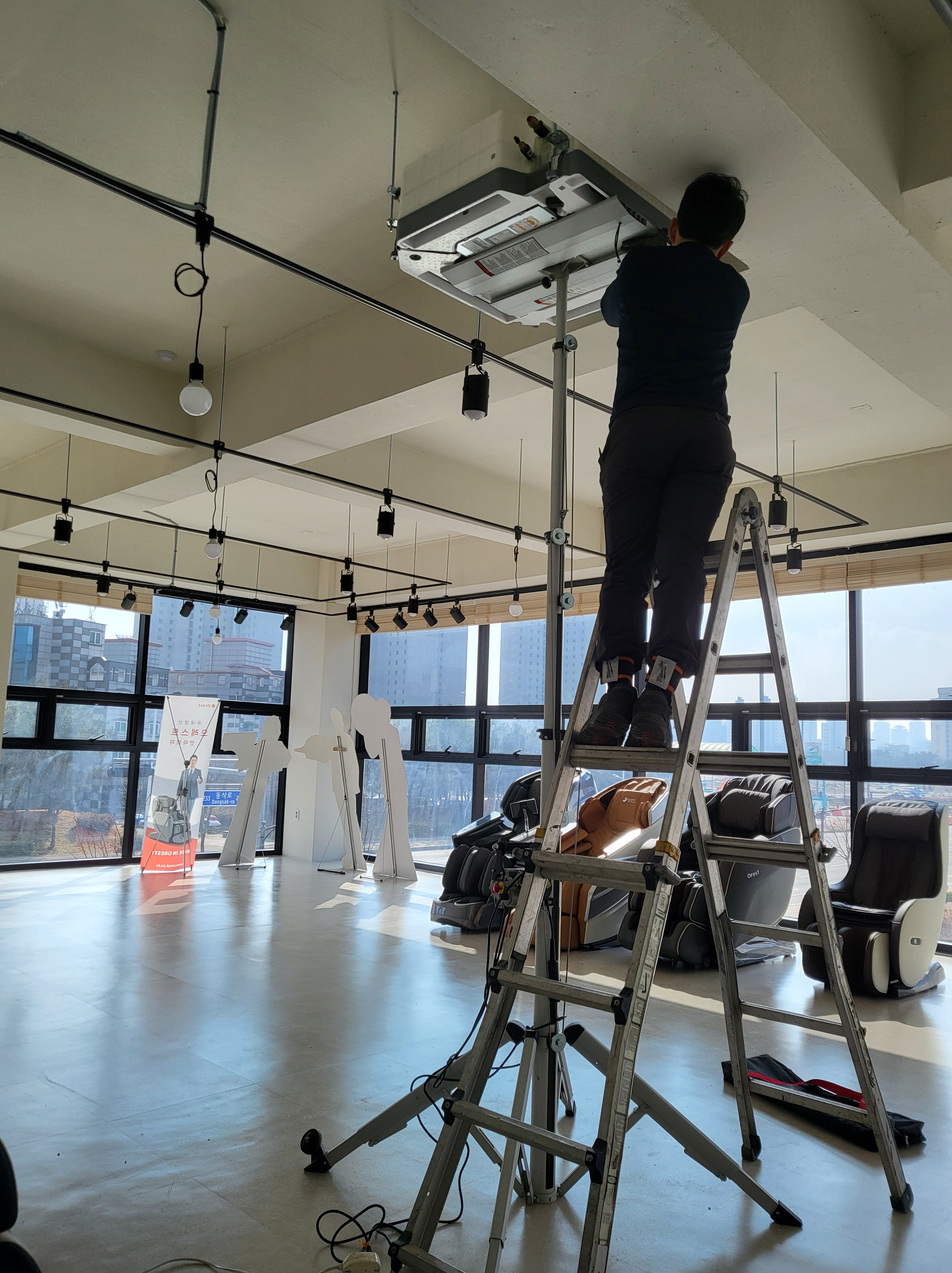 평택에어컨설치 과정 사진 17